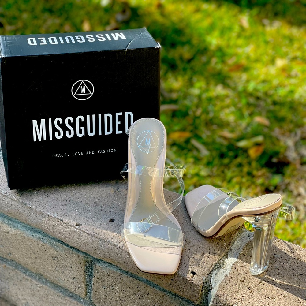 Brand new clear sandals